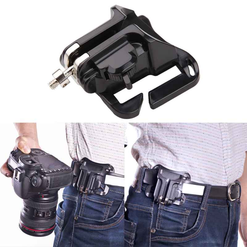Quick Strap Waist Belt Buckle Camera Video Bags For Sony Canon Nikon DSLR Camera