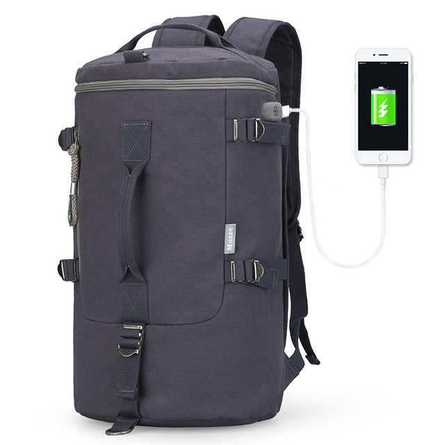 High Capacity Travel Bag Cylinder package Multifunction Rusksack