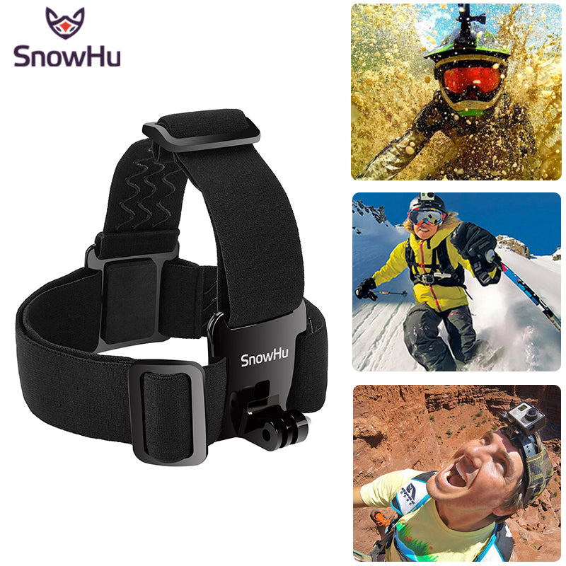 Head Strap Action Camera For Gopro Hero 5 4 3 Black Elastic Type For Sport Cameras